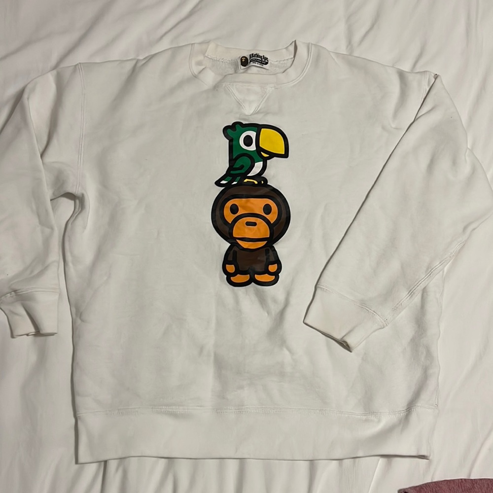 BAPE Baby Milo pullover crew neck (authentic)